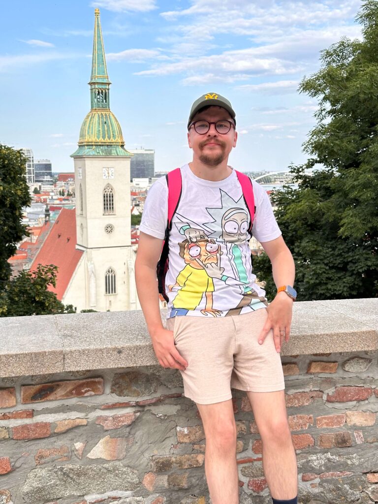 Me at the Bratislava Castle.
