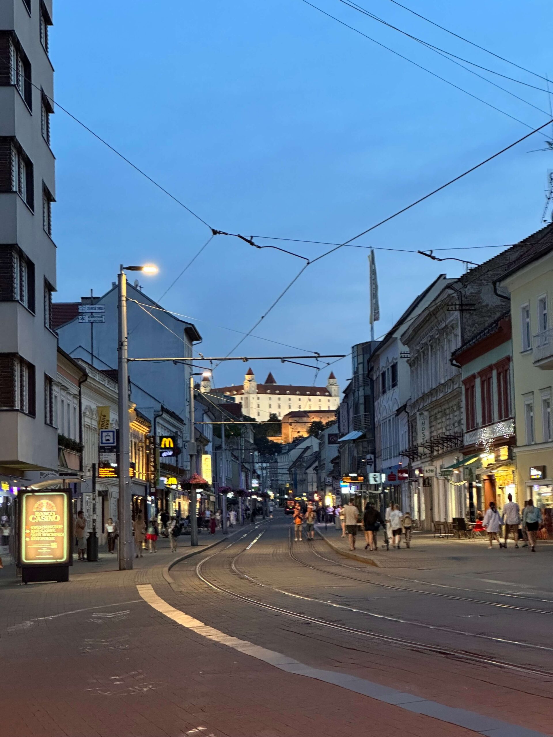 View to Bratislava old town