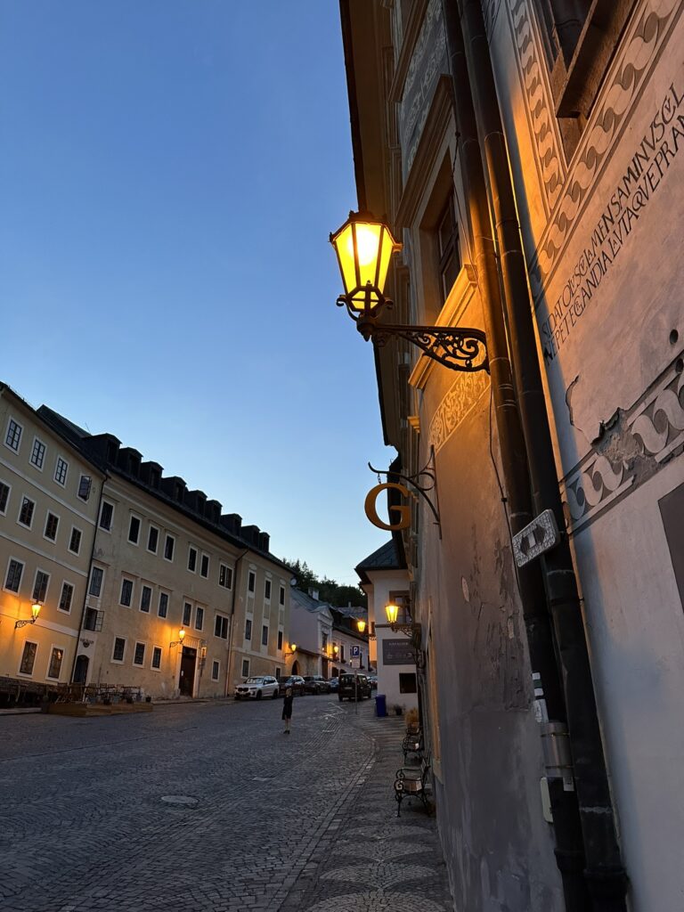 Beautiful old buildings of Banská Štiavnica