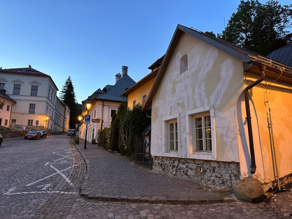 Beautiful old buildings of Banská Štiavnica